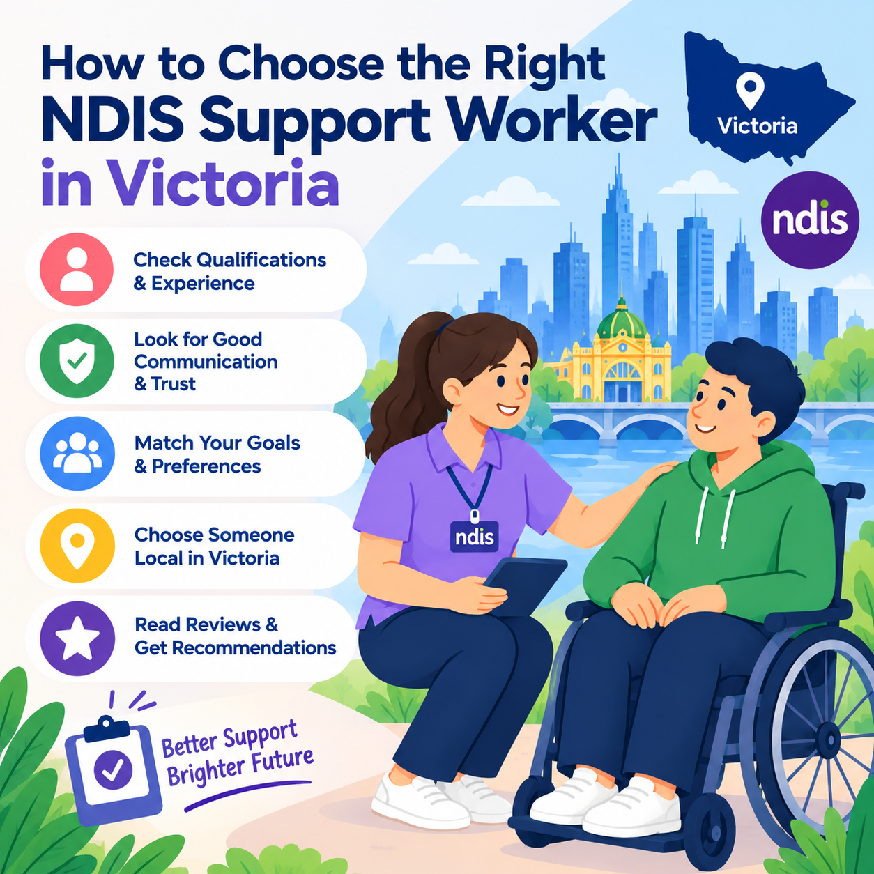 How to Choose the Right NDIS Support Worker in Victoria